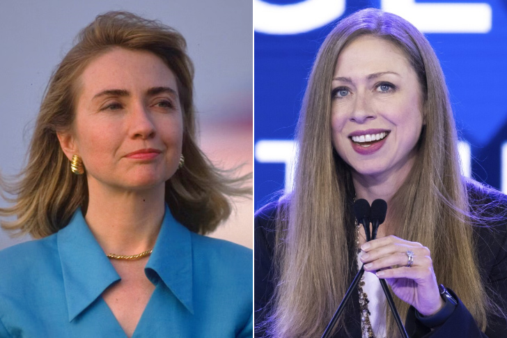 Hilary Clinton ($120 Million) & Chelsea Clinton ($30 Million) At Age 45